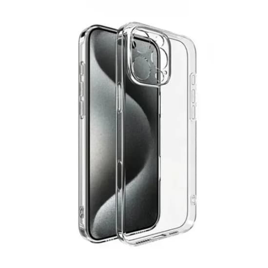 تصویر  قاب گوشی اپل iPhone 15 Pro مدل ژله‌ای